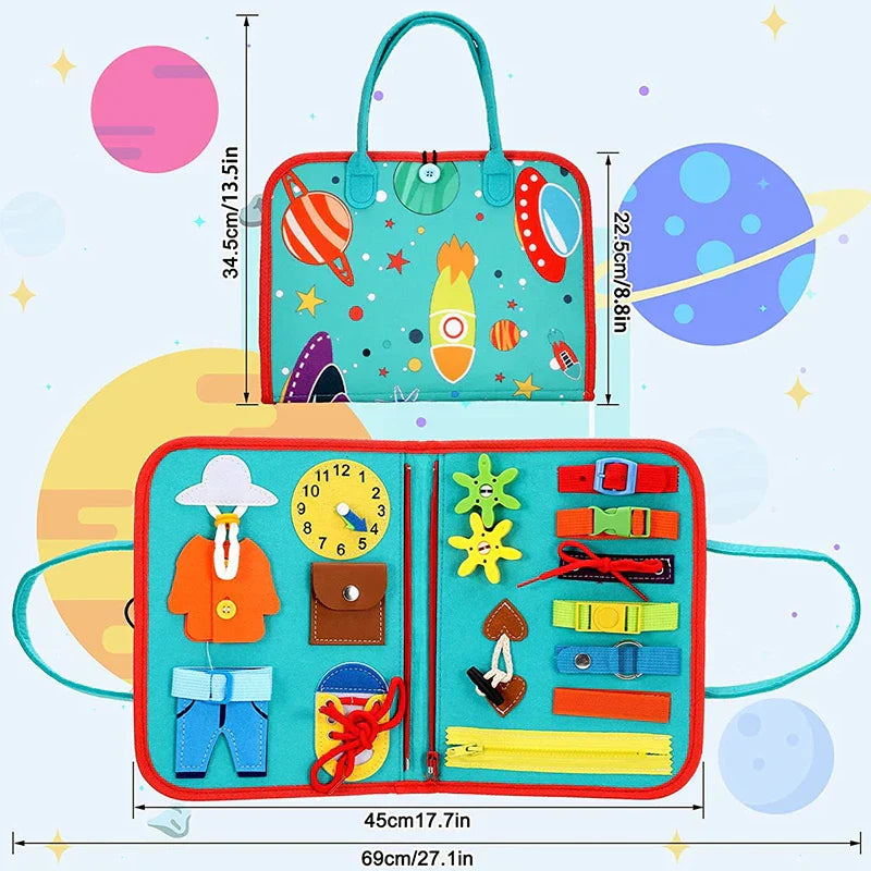 Montessori Sensory Board | Portable Learning Adventure for Kids