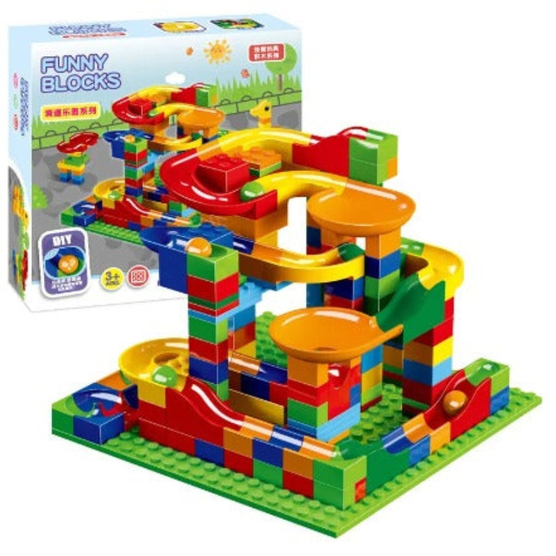 Marble Run Building Set | Creative Track with Slides and Funnels