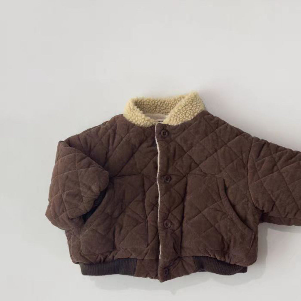 Padded Jacket for Boys | Soft Lining & Stylish Check Pattern