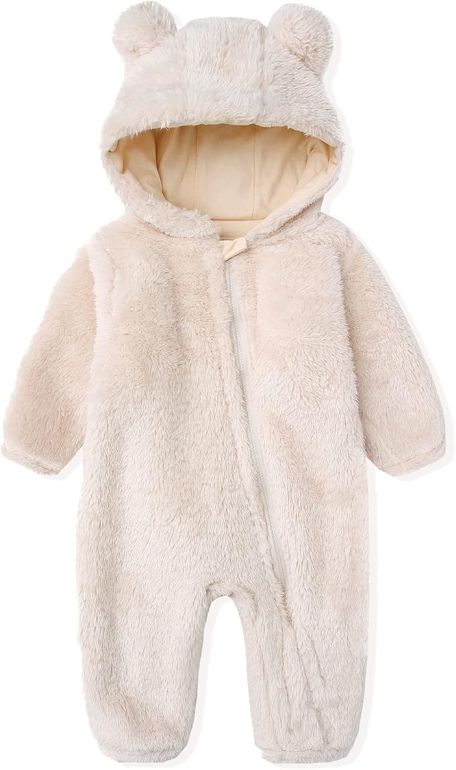 Hooded Fleece Baby Romper | Soft, Warm, Cozy Design