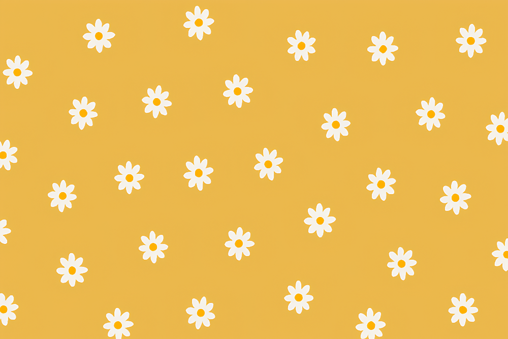 Golden Daisy Meadow Wall Mural