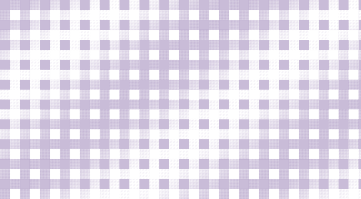 Lilac Gingham Check Wall Mural