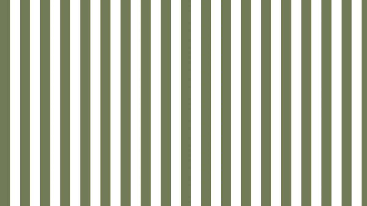Elegant Sage Green Stripe Wall Mural