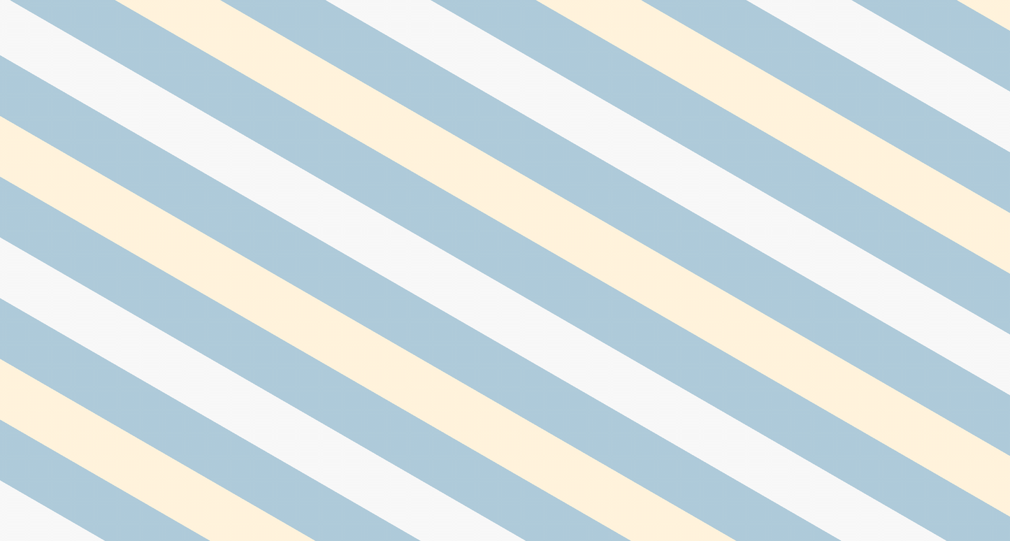 Kids-Mundo blue and cream wall mural flat artwork showing soft diagonal stripe pattern