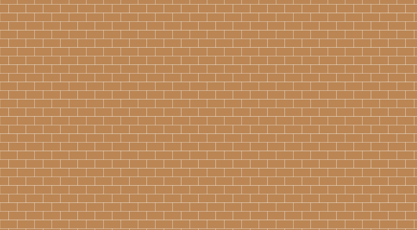 Flat artwork of the Kids-Mundo terracotta brick wall mural texture design
