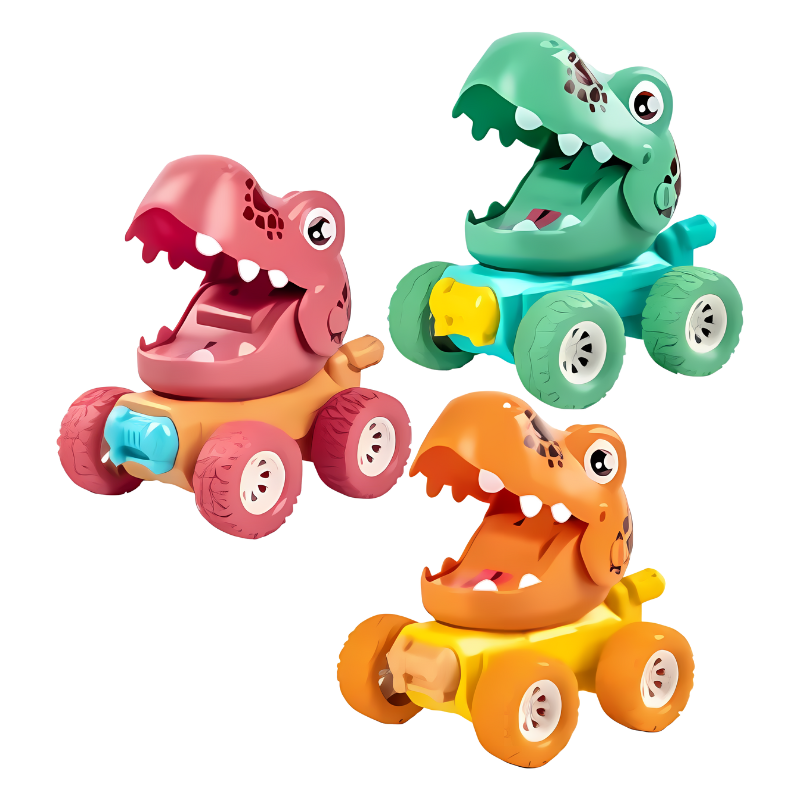 Dinosaur Push Cars for Kids | Fun Motor Skills Development