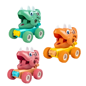 Dinosaur Push Cars for Kids | Fun Motor Skills Development