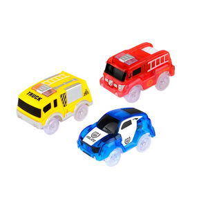 LED Racing Cars Set | Bright Lights for Imaginative Play