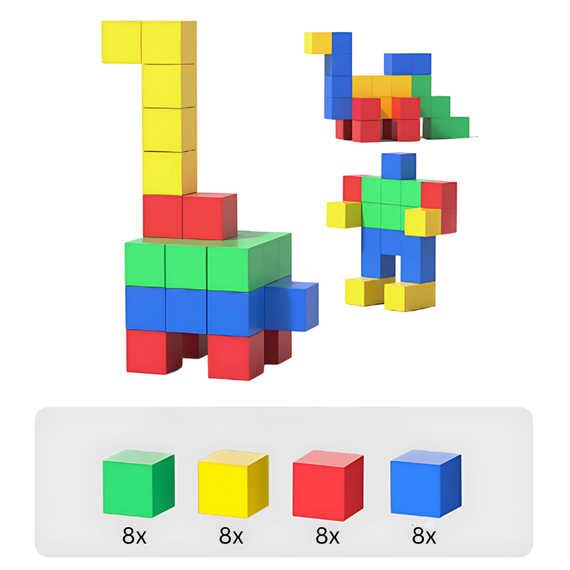 Magnetic Building Blocks Set | Stimulate Creativity and STEM Learning