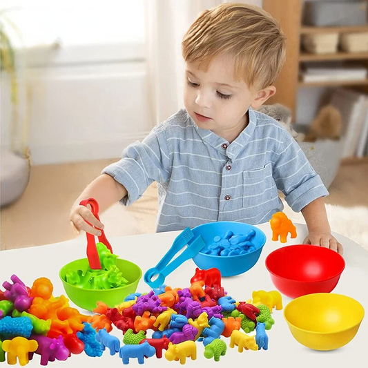 Montessori Sorting Game | Develops Fine Motor Skills
