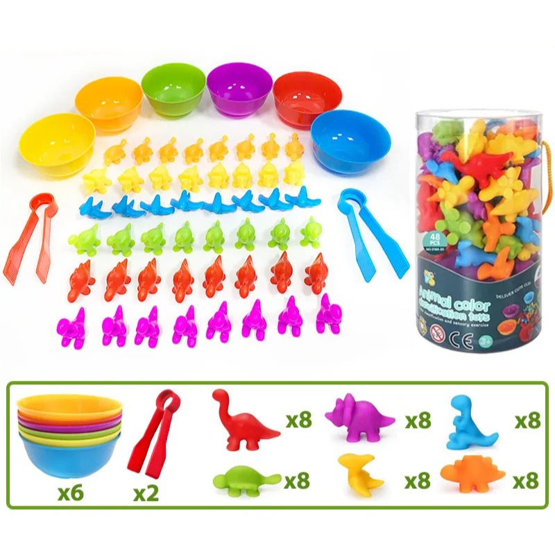 Montessori Sorting Game | Develops Fine Motor Skills