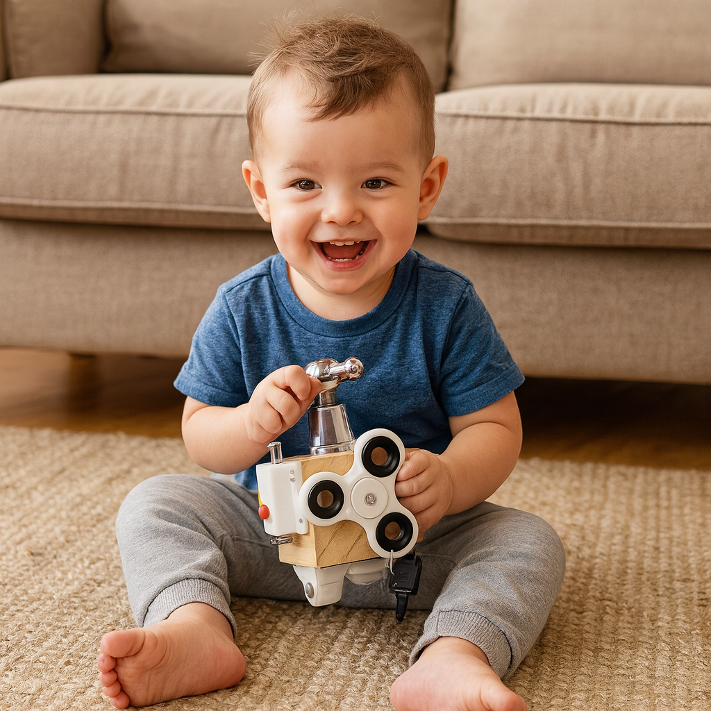 Busy Cube Toy for Motor Skills | Engaging Montessori Learning Tool