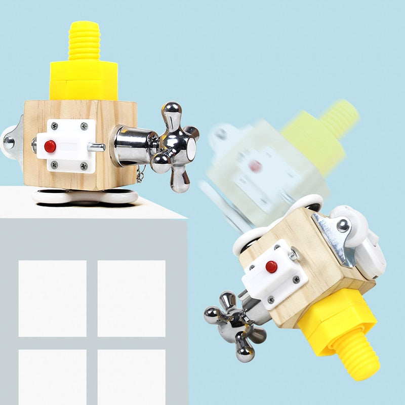 Busy Cube Toy for Motor Skills | Engaging Montessori Learning Tool