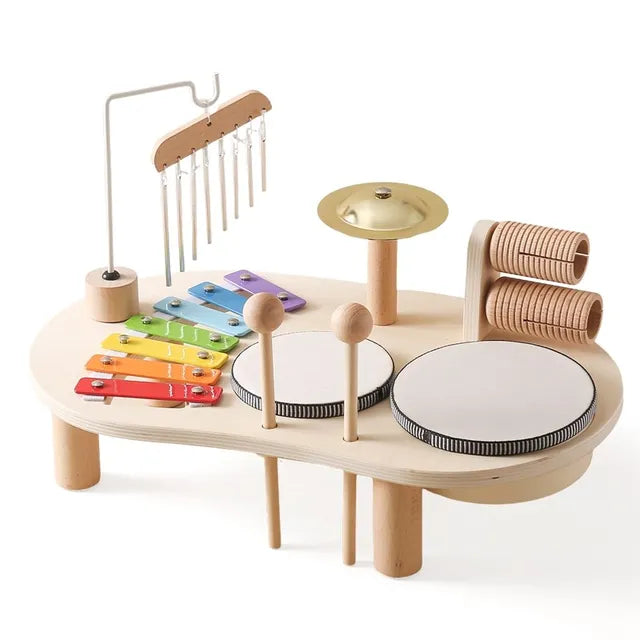 Wooden Musical Toy Set | Engaging Sound Exploration for Toddlers