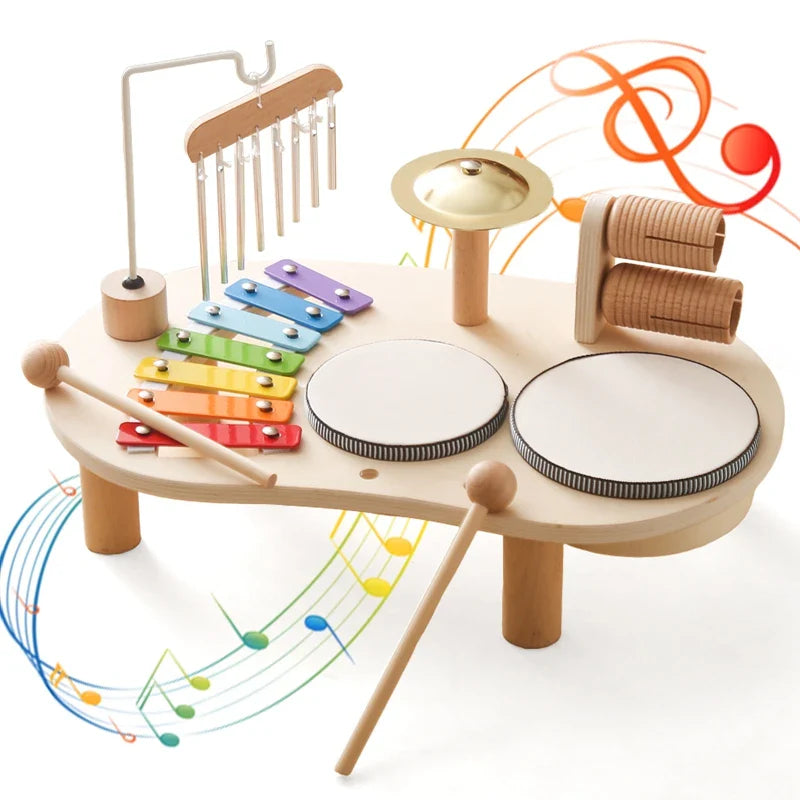 Wooden Musical Toy Set | Engaging Sound Exploration for Toddlers