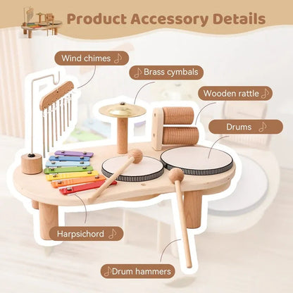 Wooden Musical Toy Set | Engaging Sound Exploration for Toddlers