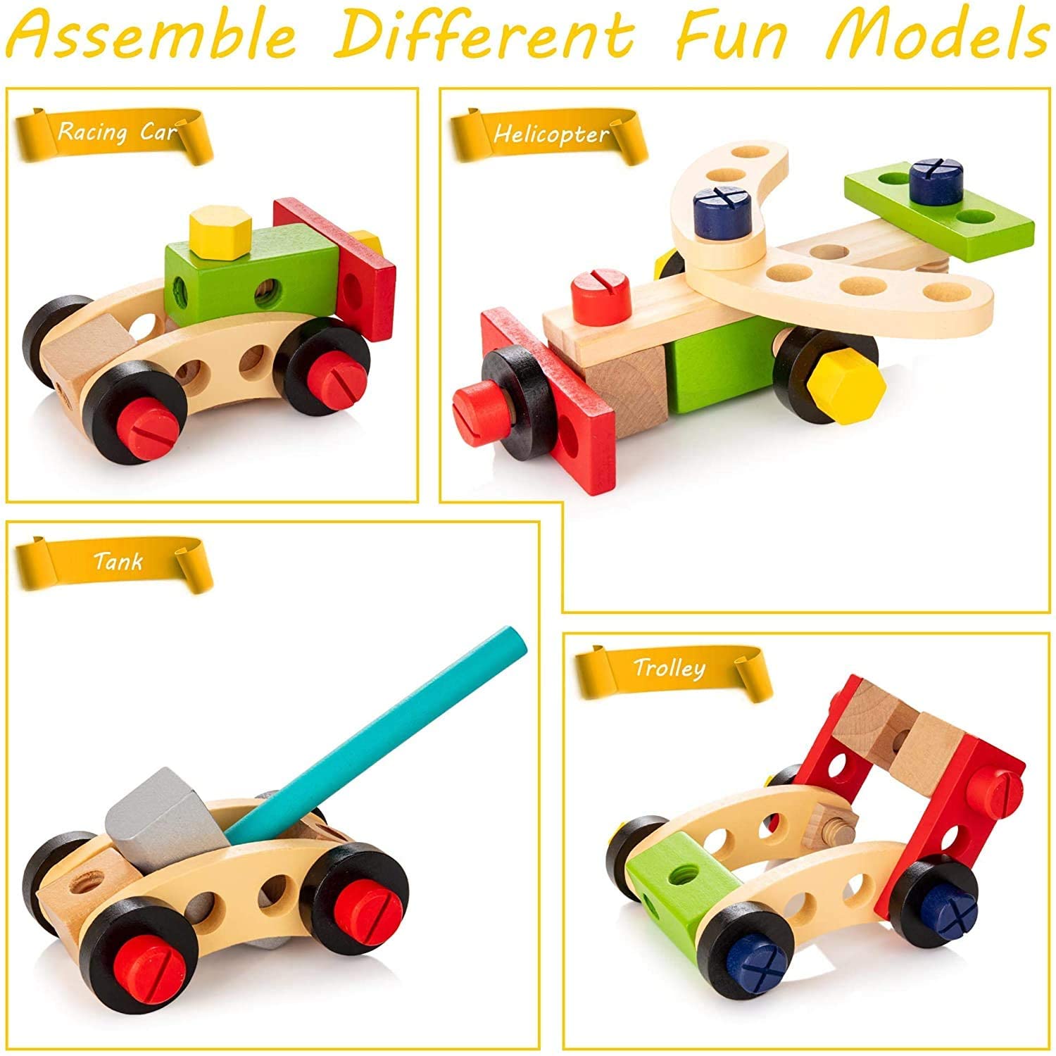 Wooden Tool Box for Kids | Hands-On Learning and Creativity