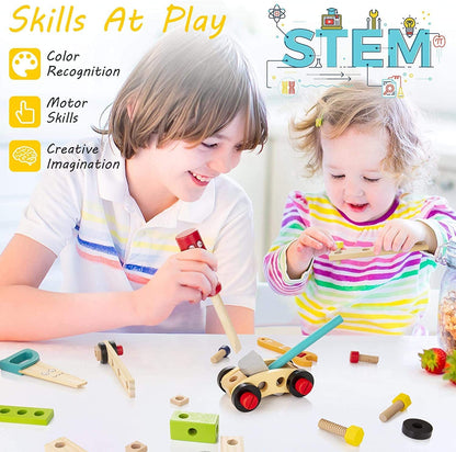 Wooden Tool Box for Kids | Hands-On Learning and Creativity