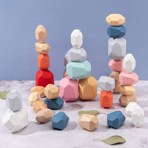 Wooden Montessori Block Set | Stimulate Motor Skills and Creativity