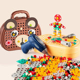 Kids’ Builder Toolbox Set | 205+ Puzzle Pieces for Creativity