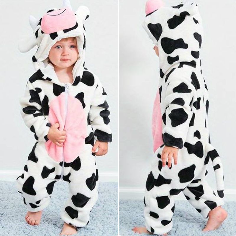Animal-Themed Baby Romper | Soft, Comfortable, Easy Diaper Changes