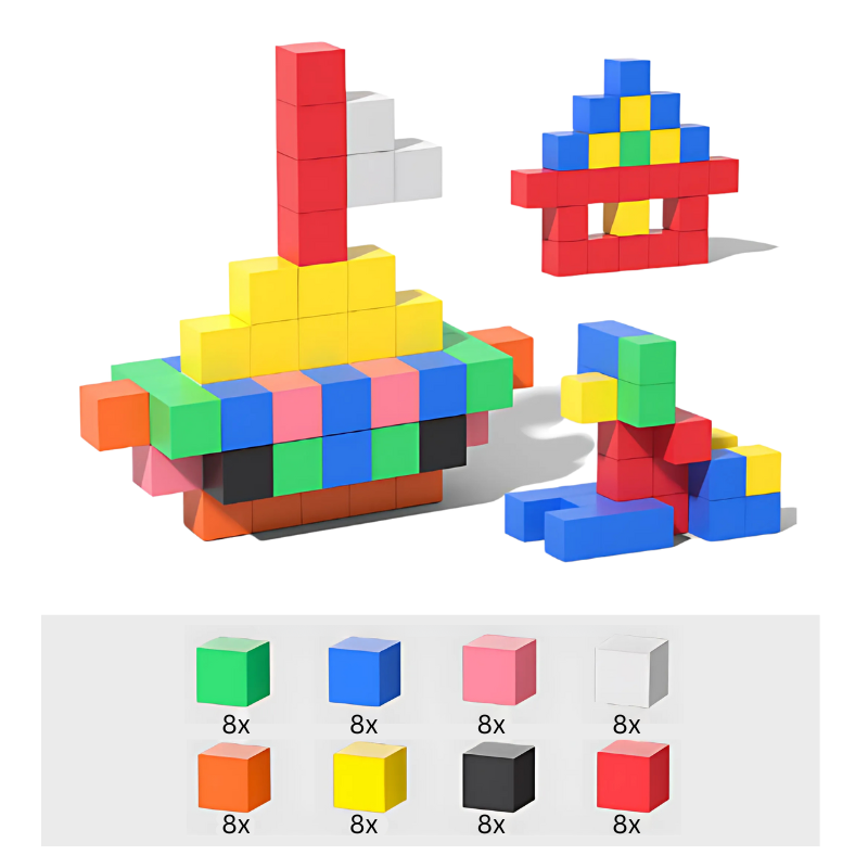 Magnetic Building Blocks Set | Stimulate Creativity and STEM Learning