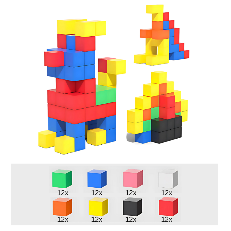Magnetic Building Blocks Set | Stimulate Creativity and STEM Learning