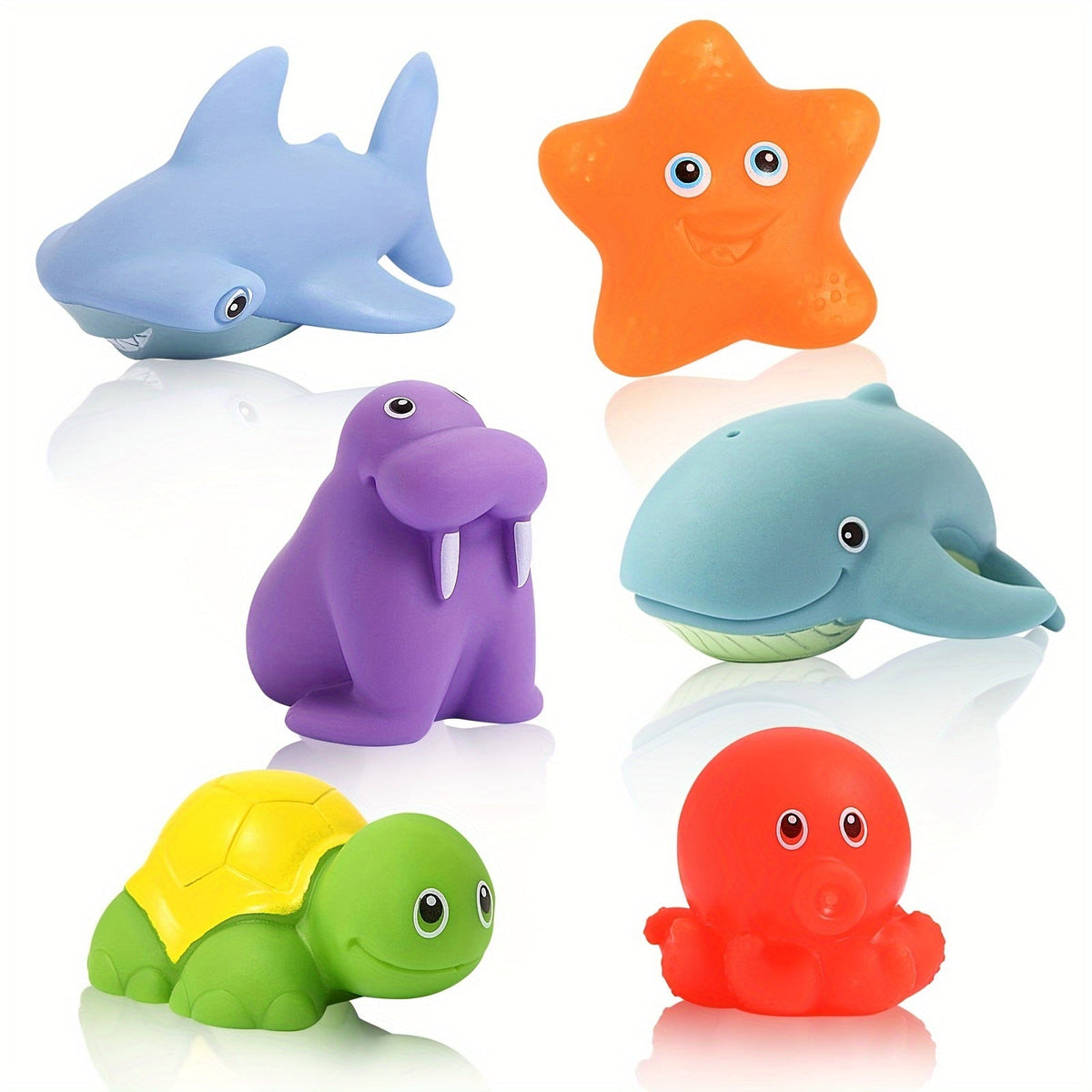 Floating Bath Toys for Toddlers | Safe, Colorful Animal Set
