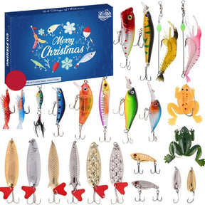 Fishing Advent Calendar | Waterproof Compact Gift with 24 Surprises