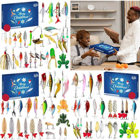 Fishing Advent Calendar | Waterproof Compact Gift with 24 Surprises
