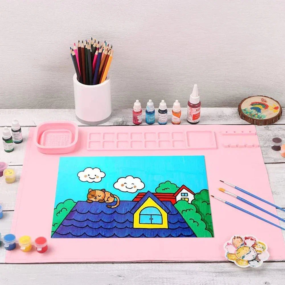 Silicone Drawing Mat for Kids | Creative and Mess-Free Fun