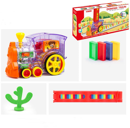 Automatic Domino Train Set | Fun and Safe Learning Toy