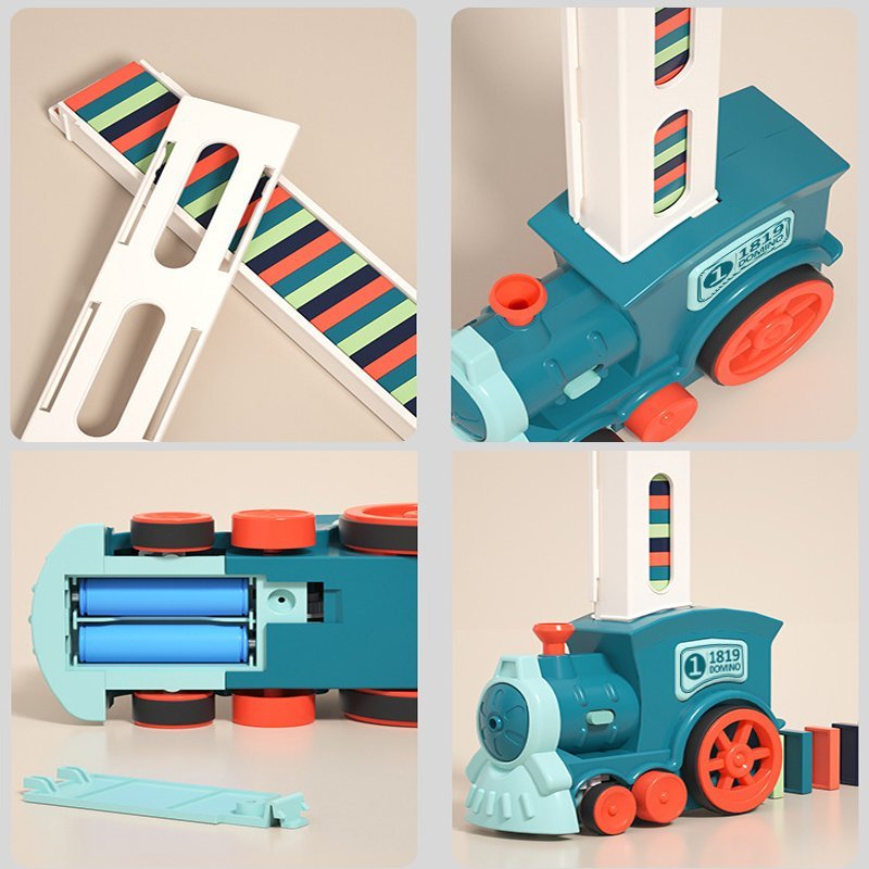 Automatic Domino Train Set | Fun and Safe Learning Toy