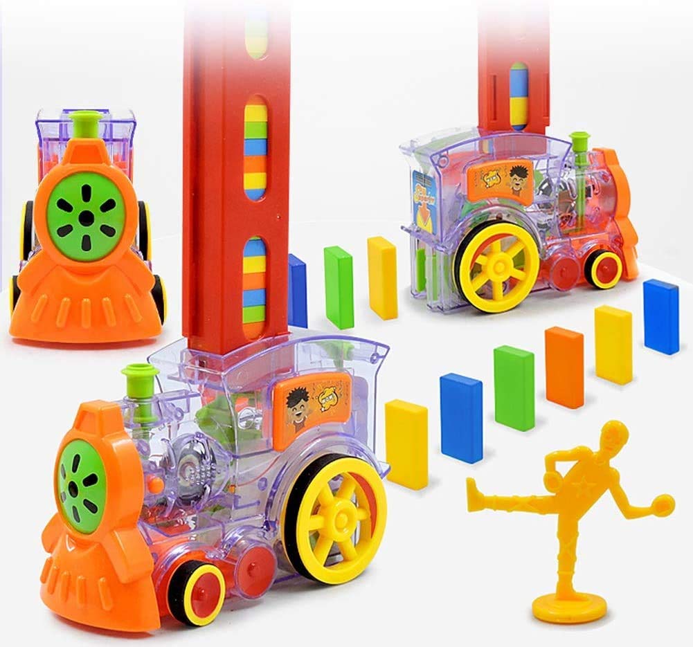 Automatic Domino Train Set | 100 Piece Safe Fun Toy