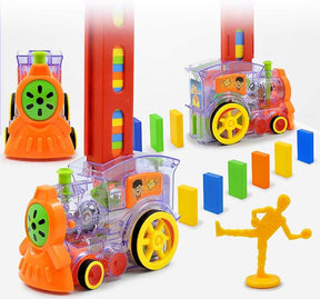 Automatic Domino Train Set | 100 Piece Safe Fun Toy