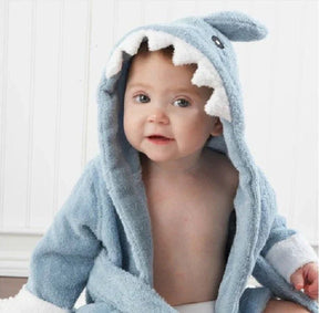 Baby Bathrobe for Toddlers | Soft Absorbent Cotton with Animal Design