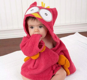 Baby Bathrobe for Toddlers | Soft Absorbent Cotton with Animal Design