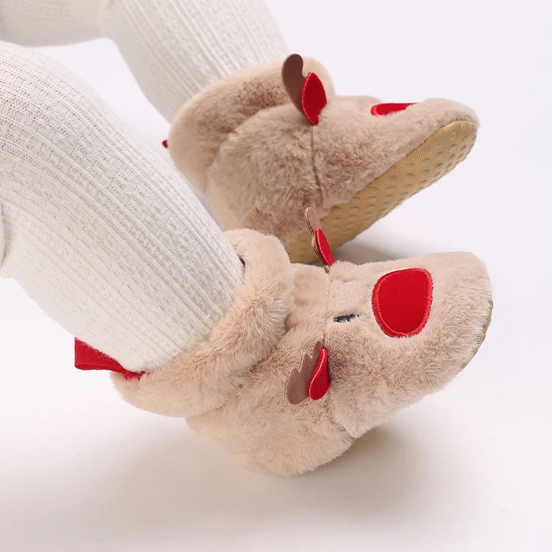 Non-Slip Baby Slippers | Cozy Cotton for Winter