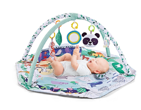 Baby Play Mat Set | 8-in-1 Soft Washable with Sensory Toys