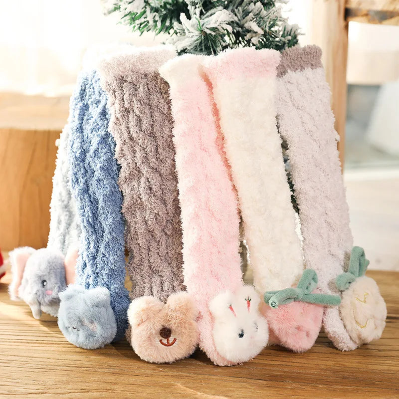 Anti-Slip Baby Socks | Warm Cotton for 0-3 Years