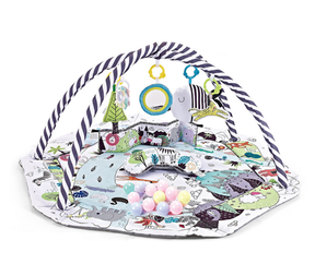 Baby Play Mat with Toys | Soft, Breathable, Washable Design