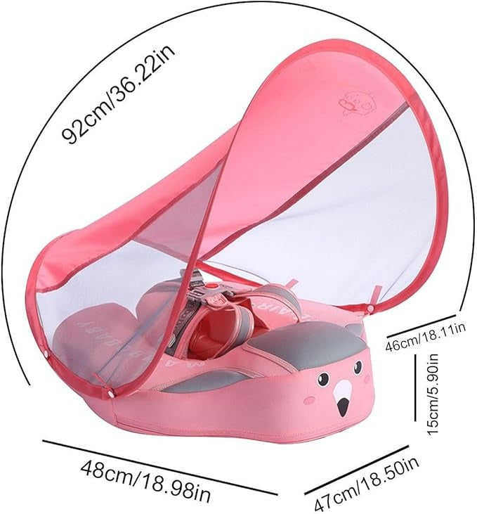 Baby Swimming Trainer | Inflatable UV Protection for 3-24 Months