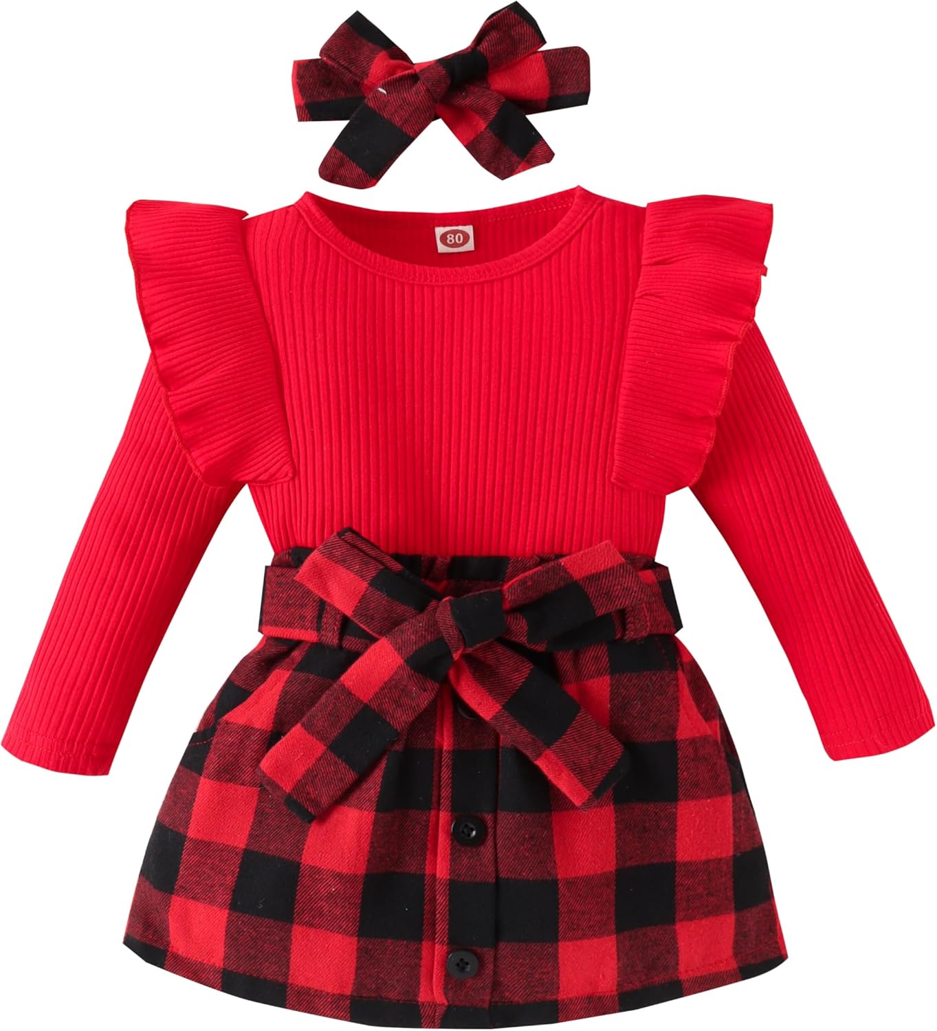 Knitted Turtleneck Skirt Set | Warm Cotton Outfit for Winter