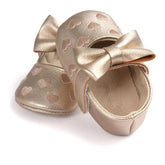 Non-Slip Baby Walking Shoes | Breathable Material with Bow Design