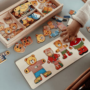 Dress-Up Puzzle Toy | Interchangeable Outfit Pieces for Imaginative Play