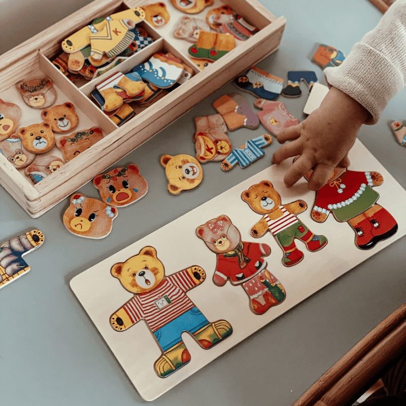 Dress-Up Puzzle Toy | Interchangeable Outfit Pieces for Imaginative Play