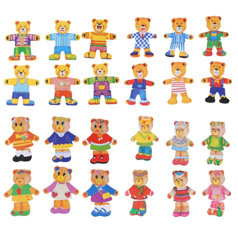 Dress-Up Puzzle Toy | Interchangeable Outfit Pieces for Imaginative Play