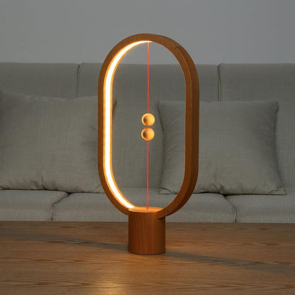 Wooden LED Table Lamp | Magnetic Switch for Effortless Use