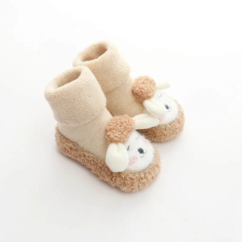 Baby Plush Non-Slip Shoes | Cozy, Secure Fit for Tiny Feet