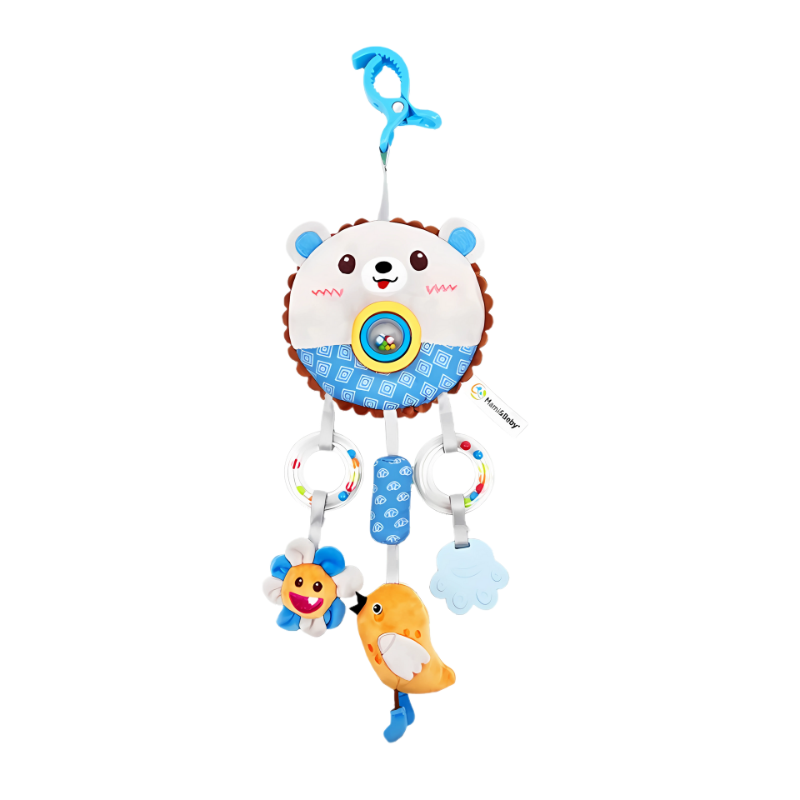 Soft Hanging Rattle Toy | Colorful Sensory Development for Babies